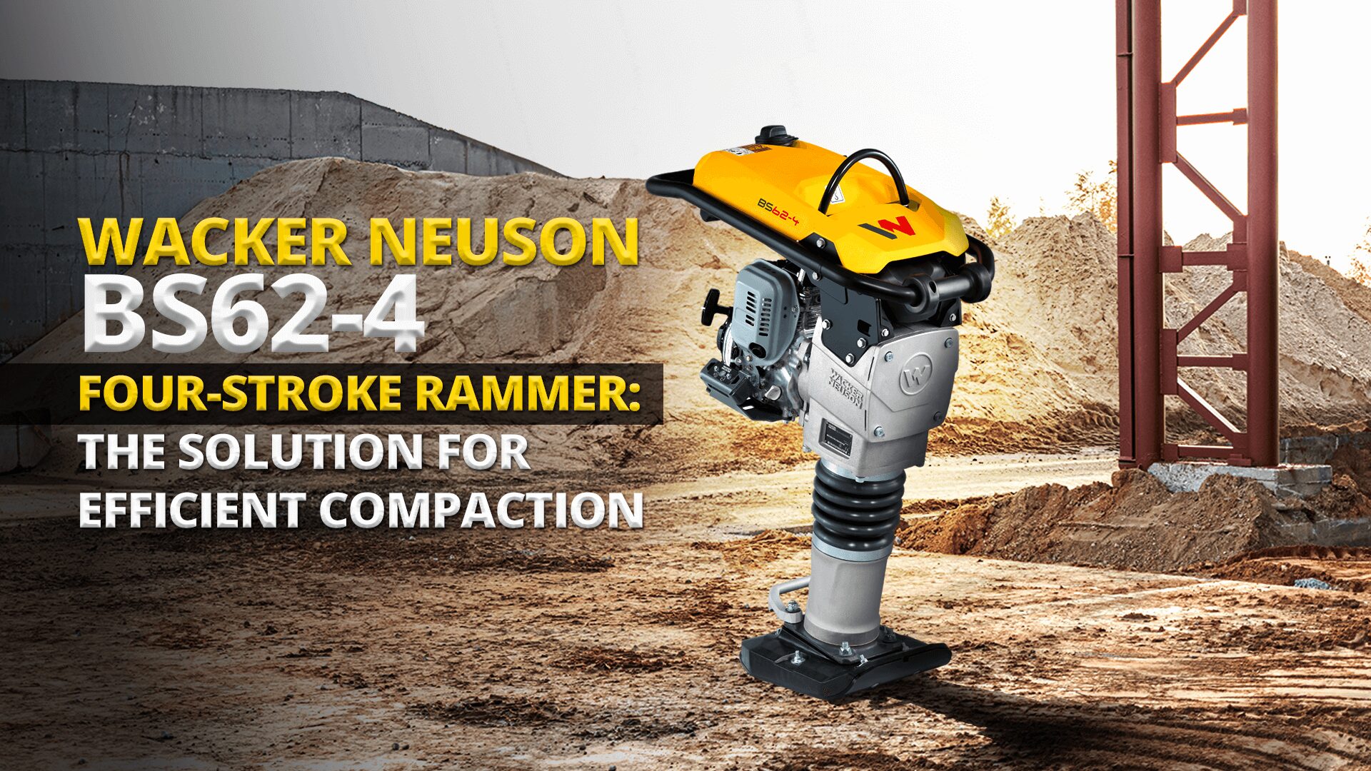 Wacker Neuson BS62-4 rammer for efficient compaction