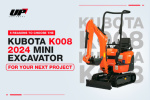 5 Reasons to Choose the Kubota K008 2024 Mini Excavator for Your Next Project | Up Equipment