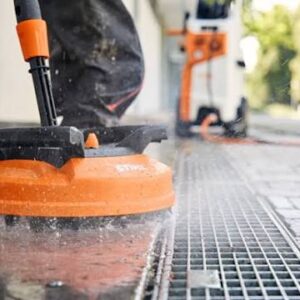 PRESSURE WASHER BRUSH CLEANER